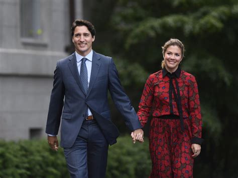 justin trudeau and his wife